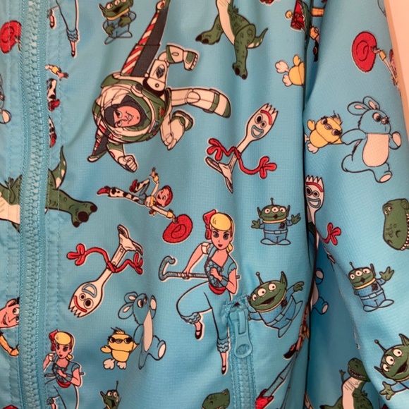 New Disney Toy Story Rain Jacket Coat lightweight slicker Woody Buzz Jessie 13 - Picture 5 of 10